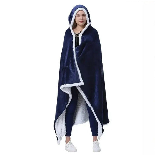 Cap Poncho Plaid - Plaid avec Manche