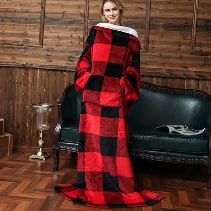 Couverture Portable - Plaid avec Manche