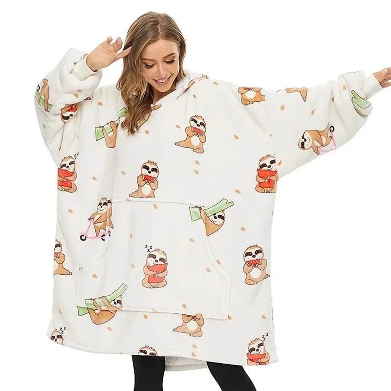 Plaid polaire à manches - Plaid avec Manche